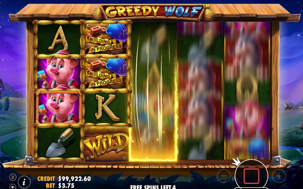 Free Spins screen with straw-marked SCATTER positions